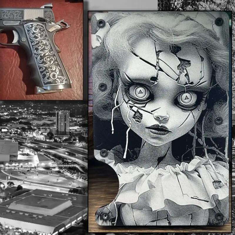 1911 Grips - $125 / Wallet W/ Image - $80