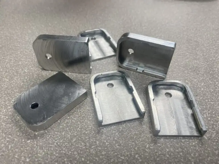 Glock Aluminum Magazine Baseplate (Blank Raw)
