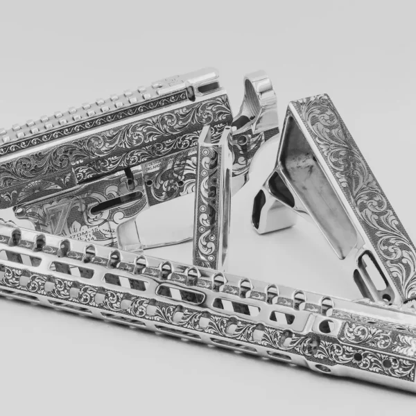 deep engraved fire arm aluminum frame deep engraved fire arm aluminum frame